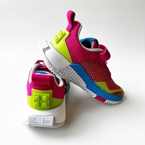 Adidas Kids Girls Lego Running Athletic Shoe Size 13 Like New Fun Colorful